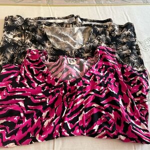 Set of Two XL Anne Klein Tops